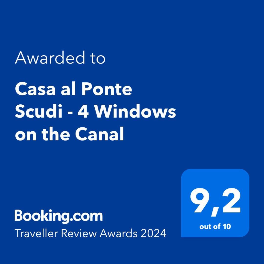 Casa Al Ponte Scudi - 4 Windows On The Canal Venise Extérieur photo